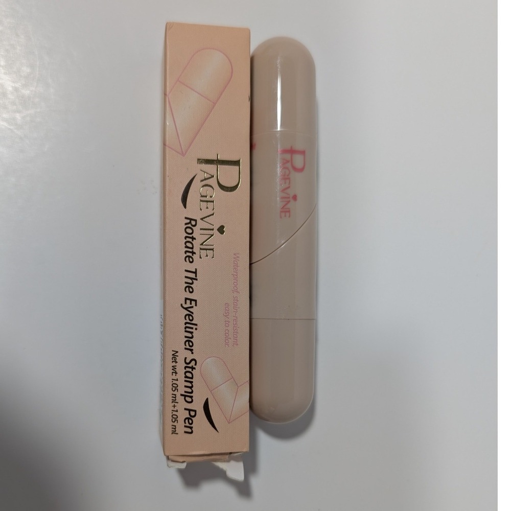 Pagevine Rotate The Eyeliner Stamp Pen Waterproof Winged Eyeliner Black P0413